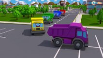 Learn Colors with Garbage Truck for Kids and Children | Finger Family Nursery Rhymes