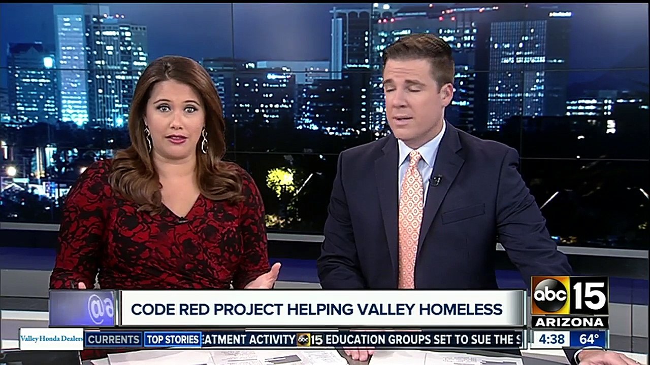 Phoenix Rescue Mission calls Code Red, trying to keep homeless cool with water, toiletries