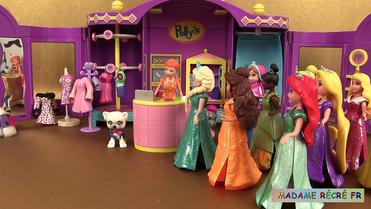 Poupées Princesses Disney Magiclip Vêtements Polly Pocket Séance d’essayage