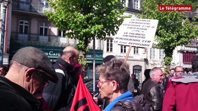 Morlaix. 1er-Mai : 600 personnes pour le progrès social et contre le FN-haine