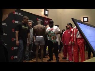 andrew tabiti almost brawl at faceoff EsNews Boxing