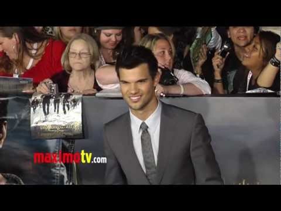 Taylor Lautner TWILIGHT "Breaking Dawn Part 2" Premiere ARRIVALS