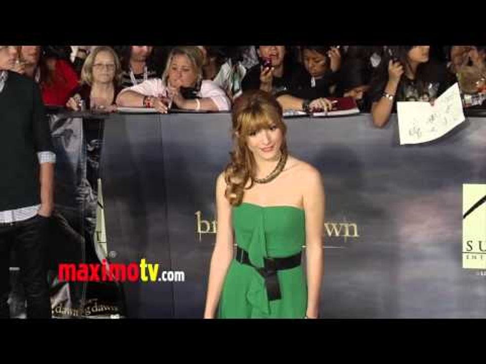 Bella Thorne TWILIGHT "Breaking Dawn Part 2" Premiere ARRIVALS