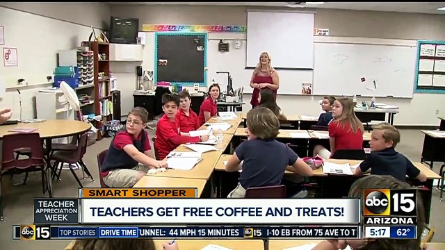 Smart Shopper: Teachers get free coffee and treats