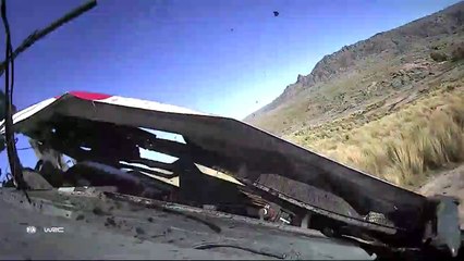 WRC 2017 Rally Argentina day 3 Meeke Mega Crash