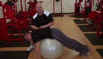 Personal Fitness Tips _ Strengthening the Lower Back With an Exercise Ball