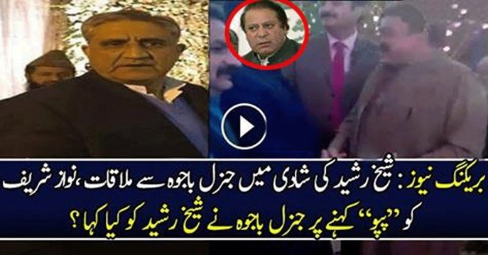 What General Bajwa Said To Sheikh Rasheed In Wedding