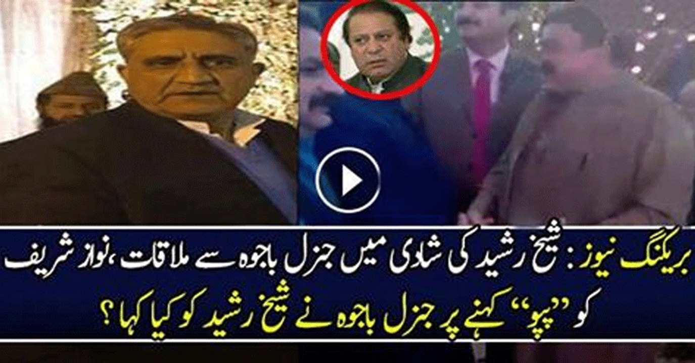 What General Bajwa Said To Sheikh Rasheed In Wedding