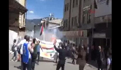 Artvin'de maden protestolu 1 Mayıs kutlaması