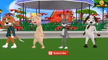 Learn Colors with 3D Animals Cartoons Animation | Color Songs for Children | Dinosaur Finger Family