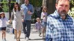 Affleck Caught Looking ROUGH At Church With Jen & The Kids
