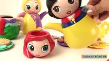 Princesses Disney Service à Thé Ariel Raiponce Blanche Neige Belle Q Tea Set