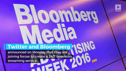 Twitter and Bloomberg to offer 24/7 streaming service