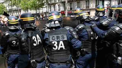 Estallan enfrentamientos en una manifestación del 1 de mayo en París