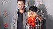 Adam Levine and Christina Aguilera 