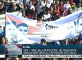 Celebran cubanos las conquistas de la Revolución