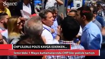 CHP'lilerle polis kavga ederken... 