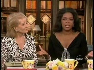 Miss Winfrey visits the view