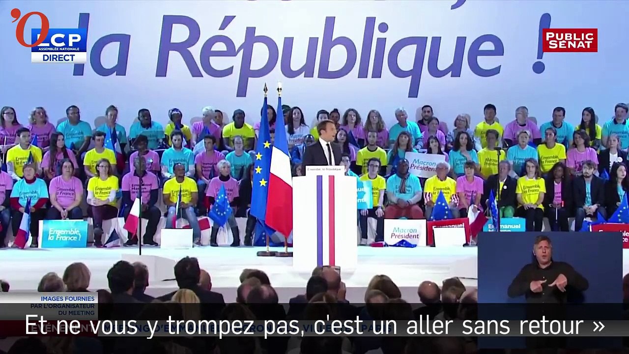 Présidentielle : Macron cogne sur Marine Le Pen et le FN, le parti de l’«anti-France»