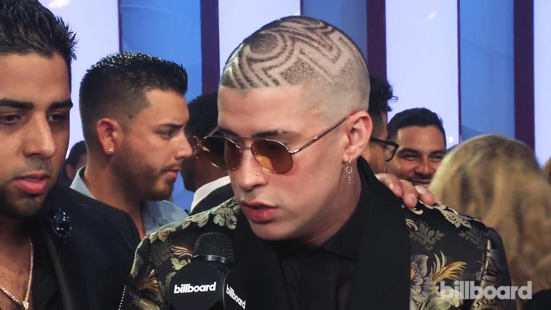 ⁣Bad Bunny Talks About Working with J Balvin | Billboard Latin Music Awards 2017