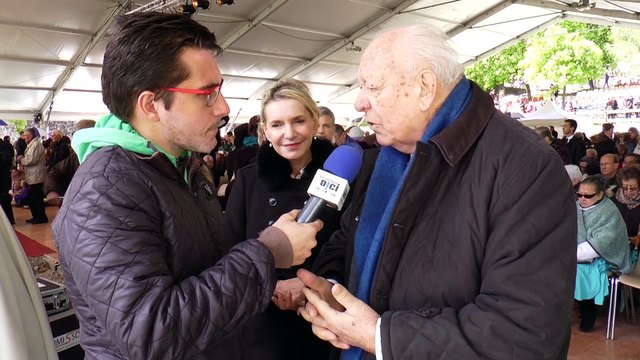 Jean-Claude Gaudin présent aux adieux de Monseigneur di Falco à Notre Dame du Laus