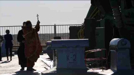 Orthodox priest blesses spacecraft in Kazakhstan ahead of launch to ISS