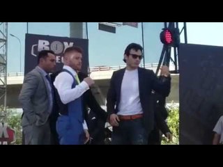 Canelo vs Chavez Jr Faceoff In Mexico - esnews boxing