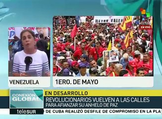 Venezuela: miles toman las calles para conmemorar lucha obrera