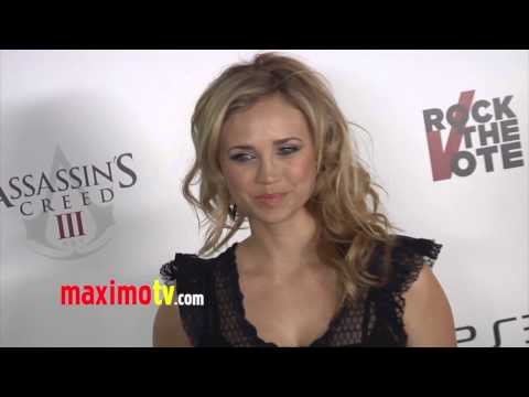 Fiona Gubelmann WILFRED at ASSASSINS CREED III Video Game Launch ARRIVALS