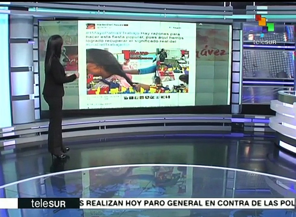 Pueblo revolucionario celebra el Día Internacional del Trabajo