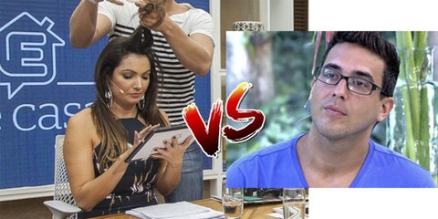 Barraco na Globo Patricia Poeta e André Marques causam mal estar nos bastidores do ‘É De Casa