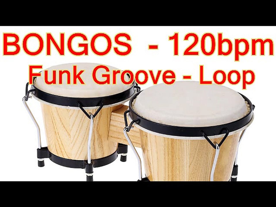 BONGO DRUMS Sound Funk Beat Groove Loop 120bpm