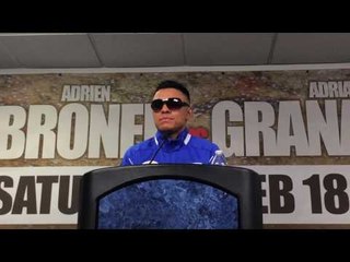 Adrian Granados post Broner fight - esnews