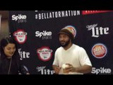 Bellator champions with fans Tito Ortiz , Henderson , Davis - esnews bellator 172 mma