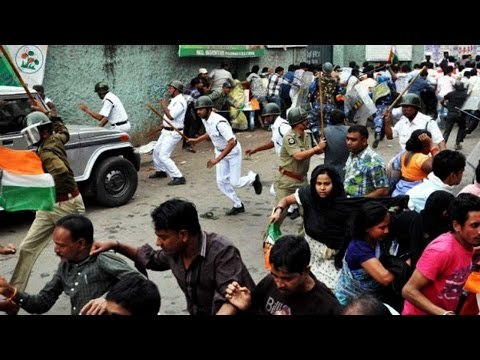 Bharat Bandh turns violent in West Bengal with TMC & CPM clash