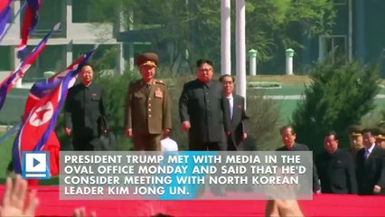 Trump would meet with Kim Jong Un 'under right circumstances'