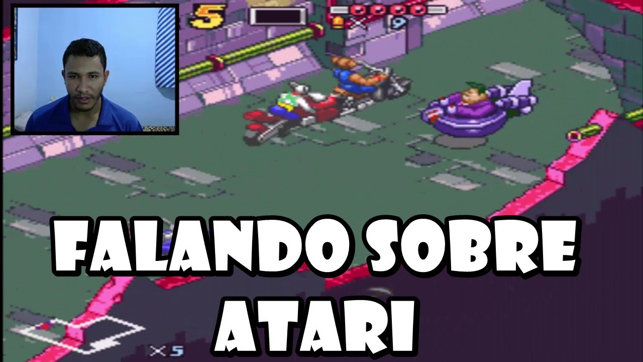 Jogando Bike mars From Mars e falando sobre ATARI