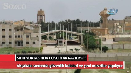 Sınırda güvenlik kuleleri ve mevziler yapılıyor
