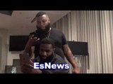 Adrien Broner Teaching His Year 2 Old Son Boxing - EsNews Boxing