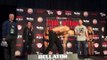 Bellator weigh in undercard Fedor vs Mitrione - esnews bellator mma UFC boxing