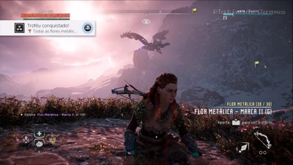Horizon Zero Dawn - Troféu [ Todas as flores metálicas encontradas ]