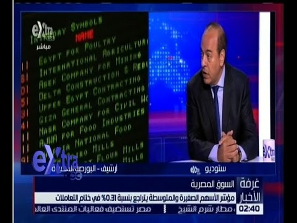غرفة الأخبار | تحليل لمؤشرات البورصة المصرية خل...