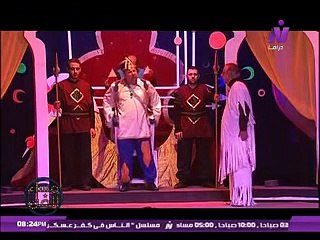 آخر لقاء خاص وحصرى للفنان الراحل أحمد راتب مع كاميرا النيل للدراما فى كواليس مسرحية بلد السلطان