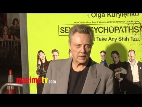Christopher Walken Seven Psychopaths Premiere ARRIVALS