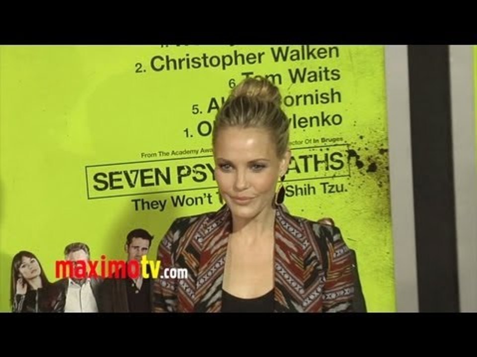 Leslie Bibb "Seven Psychopaths" Premiere ARRIVALS