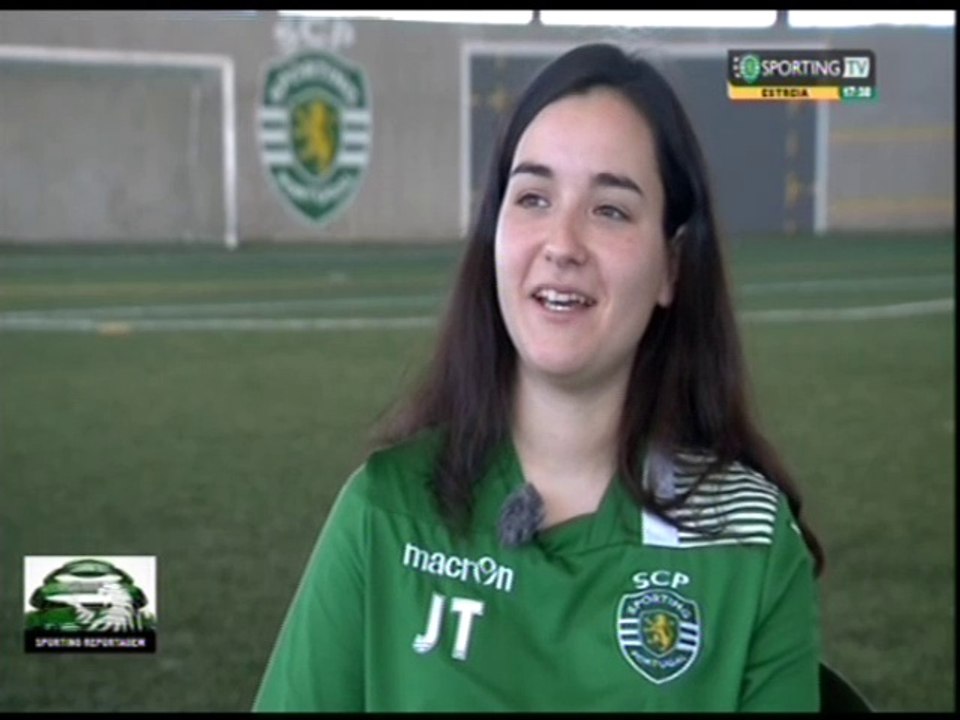 JOANA TILLY é a única treinadora da formação masculina do SCP