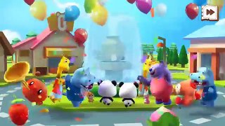 Little Panda Saves The Town - Baby Panda's Puzzle Town - Kids Healthy Eating - Fun Games For Kids 2017