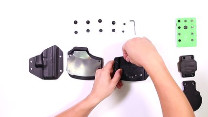 How to Wear and Adjust a Paddle Holster - Alien Gear Cloak Mod OWB Holster