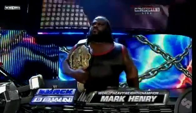 Mark Henry Attacks The Great Khali WWE Raw September 26th 2011