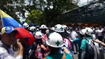 Vea cómo la Cruz Verde asiste a víctimas de la represión en Venezuela